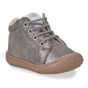 Bottines Laninou Gris Argent