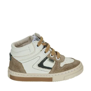 Baskets Dinis Blanc Taupe