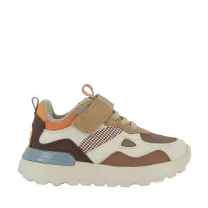 Baskets Joggy Scratch Camel Off White Orange