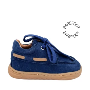 Bottillons Barefoot Albatros Velour Denim