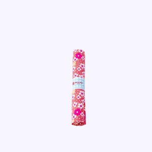 Coupon coton Fleurs de îles rose sable
