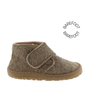 Chaussons Barefoot Bosco Scratch Casa Feutre Taupe