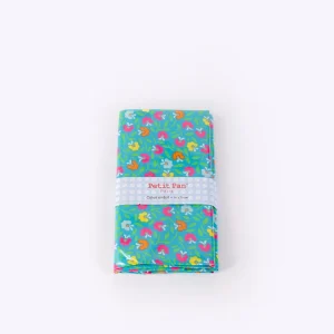 Coupon toile cirée Pétunia cyan
