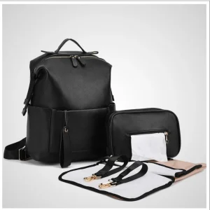 Sac à Langer Polyvalent en Cuir PU