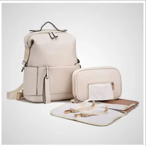 Sac à Langer en Cuir PU Élégant