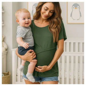 T shirt allaitement | Discret & Élégant