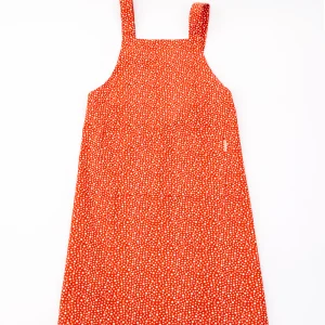 Tablier en toile Koko rouge