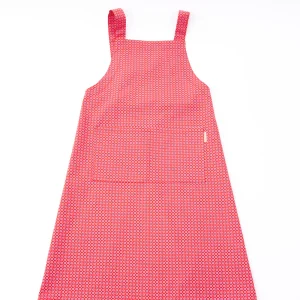 Tablier en toile Mikko Rouge