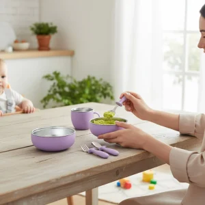 Bol bébé – Inox | Antidérapant Thermique