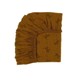 Drap housse - Olivia Chat Cumin