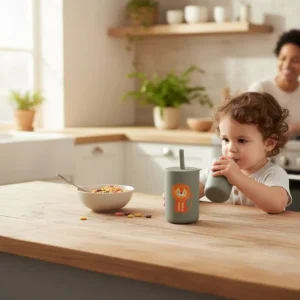 Verre bebe | Anti-fuite Ergonomique